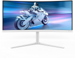 Monitorius &bdquo;Mmd&ldquo; monitoriai, &bdquo;PHILIPS&ldquo; 34 colių, 3440x1440, VA, 130 mm, &bdquo;EVNIA 5000 Ambiglow Curved&ldquo;, WQHD, 180 Hz, greitas VA, 1 ms, GtG HDR10, USB, 4x USB 3.2