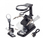 Didinamasis stiklas litavimui su laikikliu