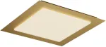 Lubinis &scaron;viestuvas 50W LED pavir&scaron;inis &scaron;viestuvas TATAMI, matinės aukso sp., 3000/4000/6500K