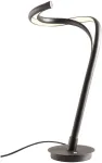 18W LED stalo &scaron;viestuvas TEMPEST, juodas, 3000K, dimeriuojamas, 01-3605