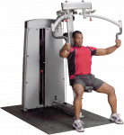 Body Solid Dvigubos paskirties (PEC) krūtinės ir galinių deltų treniruoklis DPEC-SF