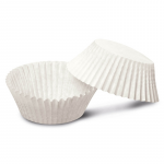 Lumarko Guardini Keksiukų formelės 100 vnt. baltos spalvos "Easy Bake Bio" &Oslash;7x3cm