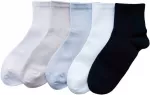 Alina Kojinės Unisex 5pp Pilkas Juodas Baltas Rožinė BL23044