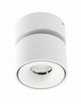 GTV LED &scaron;viestuvas Bianco CP, 8W, 680lm, ra&ge;80, ip20, 36&deg;, 2700/3300 / 4000K, apvalus, baltas