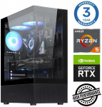 Stacionarus kompiuteris INTOP Ryzen 5 7500F 32GB DDR5 250SSD M.2 NVME RTX5060Ti 16GB no-OS (RW47004NS)