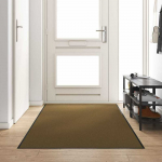 Durų kilimėlis Ruda ir juoda 120 x 300 cm Poliamidas ir PVC