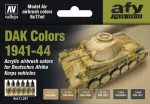 Vallejo Vallejo: AFV &ndash; DAK spalvos 1941-1944 6x17