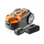 Belaidis vejos pjovimo robotas Lawnmaster 27 V, 4 Ah, 600m2