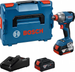 Smūginis suktuvas-veržliasūkis Bosch GDX 18V-285 Professional; 18 V; 2x4,0 Ah akum. + L-BOXX 136