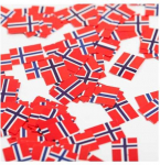 Globos Europe Bv Norvegijos vėliavos konfeti