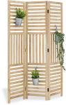 Homestyle4U Kambario pertvara, 120x2x170 cm, ruda