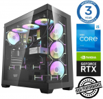 Stacionarus kompiuteris INTOP i5-14400F 64GB DDR5 1TB SSD M.2 NVME RTX5070 12GB no-OS (RW42670NS)
