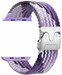 Beline Woven Nylon Parachute apyrankė skirta Apple Watch 42/44/45/49mm violetinės spalvos