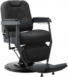 Activeshop Kirpyklos kėdė Gabbiano Barber Chair Bruno With Graphite, Juodas