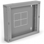 Galinė dalis 100 mm (atverčiama/sulankstoma) dviejų sekcijų spintelėms SW-18U-600-450-01-S, pilka ALANTEC