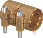 Uponor WIPEX JUNGTIS DVIGUBAS PN10 63X8.6-63X8.