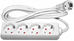 Besk Pagarinātājs 4-vietīgs 3m a su pievadvads 3Gx1.5mm