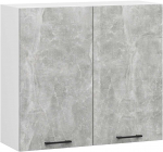 Kabami virtuvės spintelė oliwia w 80 cm, Baltas / betonas h720