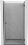 Du&scaron;o durys Mexen Lunar-B, de&scaron;inė, 65 cm, transparent/brushed gun pilka