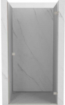 Du&scaron;o durys Mexen Lunar-B, de&scaron;inė, 95 cm, transparent/brushed nickel