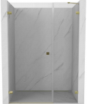 Gold Du&scaron;o durys Mexen Lunar-B, kairė, 140 cm, transparent/auksinis