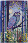 Abris Art Siuvinėjimo kryželiu rinkinys &bdquo;Tankus mi&scaron;kas&ldquo;, 28x43 cm, 14 ct, su karoliukais