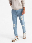 Blue men's pants light mėlynas