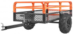 Plieninė ATV savivartė žoliapjovėms, 1500 lbs / 680 kg, 15 kub. pėdų / 0.42 kub. m, priekaba, sodo vežimėlis, savivartis