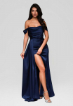 Suknelė Blue women's dress - navy mėlynas