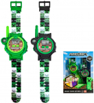Kids Euroswan Hiszpania KIDS &bdquo;Minecraft&ldquo; 2 racijų rinkinys + LED laikrodis vaikams / Min40098