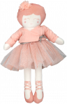 Arias mink&scaron;ta medžiaginė lėlė balerina Margot 34 cm vaikams 3+