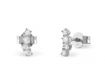 Guess Sidabrinis stones with zircons Jardin JSBE04495JWRHT/U
