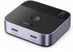 Jungiklis 2x USB-C į HDMI Ugreen AW502 2in1, 4K 60Hz