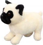 Pliu&scaron;inis žaislas &Scaron;uo Mopsas, 19 cm