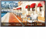 Televizorius 24/7 SYLVOX 65" 4K IP66 2000 nitų i&scaron;orinis ekranas