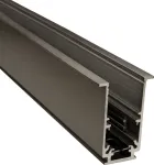 Įleidžiamas magnetinės sistemos ZAMBELIS bėgelis, tamsaus sidabro sp., 48V, 3m, 2084NCK-3