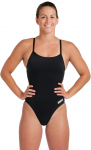 ARENA Women's Team Swimsuit Challenge Back Solid Juodas