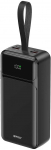Telforceone BWOO 65W power bank 30000 mAh 2x USB-A, 1 x USB-C with LCD display, juodas