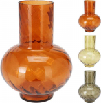 Nežinomas Dekoratyvinė vaza AAE440970, 23 cm, geltona/oranžinė/pilka