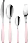Vialli Design Stalo įrankių rinkinys 24 dalių DIVA rožinis