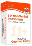 KNYGA Bookshop 11+ CEM Non-Verbal Reasoning Practice Question Cards - Ages 10-11