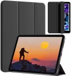 Plan&scaron;etinio kompiuterio dėklas Strado-Tech Smart su magnetiniu dangteliu, skirtas Xiaomi Redmi Pad SE 8.7'' 2024, juodas