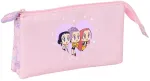 Safta Kpop Demon Hunters Chibi triple pencil case