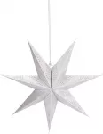 Mondex Christmas Gifts GWIAZDA DEKORACYJNA PAPIEROWA 45CM SREBRNA