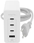 mophie priedai &ndash; sieninis adapteris &ndash; USB-C &ndash; PD &ndash; HUB &ndash; 120 W &ndash; GaN &ndash; baltas &ndash; ES (3x USB-C + 1x USB-A), patalpų, kintamosios srovės, baltas