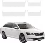 GrizzGlass bespalvė techninė danga HeavyDuty Clear ant slenksčių, skirta Skoda Superb 3 Combi (2015-2019) [4w1] (GRZ21253)
