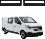 GrizzGlass juoda techninė danga HeavyDuty Juodas slenkstiams, skirtiems Renault Traffic 3 Facelift (2020-2026) [2w1] (GRZ22721)