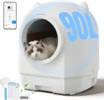 Devoko automatinė savaime i&scaron;sivalanti kačių kraiko dėžė XXL 90 l MW-1251-DE
