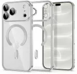 Dėklas TECH-PROTECT MAGFLEX MAGSAFE IPHONE 17 PRO / 18 PRO SHINY Sidabrinis