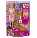 Barbie lėlė su &scaron;uniukais